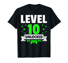 Ladda upp bild till gallerivisning, Funny shirts V-neck Tank top Hoodie sweatshirt usa uk au ca gifts for Level 10 Unlocked T-Shirt 10th Birthday Party Gamer T Shirt 2005636
