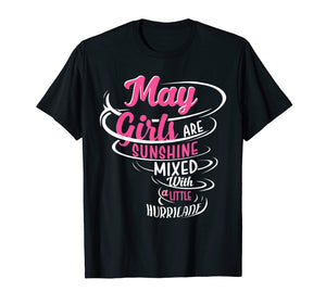 Funny shirts V-neck Tank top Hoodie sweatshirt usa uk au ca gifts for Funny May Girls Are Sunshine T-Shirt Women Birthday Gifts 1174092
