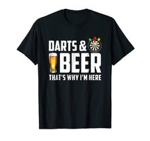 Ladda upp bild till gallerivisning, Darts Beer Funny T-Shirt For Dart Player Shirt
