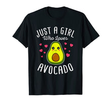 Ladda upp bild till gallerivisning, Funny shirts V-neck Tank top Hoodie sweatshirt usa uk au ca gifts for Just A Girl Who Loves Avocado T-Shirt Girls Funny Vegan Gift 2628812
