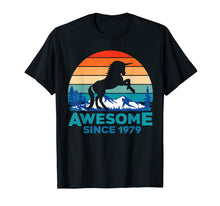 Ladda upp bild till gallerivisning, Unicorn Awesome Since 1979 Shirt 40th Birthday 40 Years Old 437029
