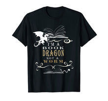 Ladda upp bild till gallerivisning, Funny shirts V-neck Tank top Hoodie sweatshirt usa uk au ca gifts for I'm A Book Dragon Not A Worm T-Shirt 1408492
