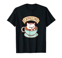 Ladda upp bild till gallerivisning, Kawaii Cat T-Shirt: Catpuccino

