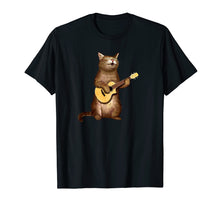 Ladda upp bild till gallerivisning, Funny shirts V-neck Tank top Hoodie sweatshirt usa uk au ca gifts for Cat gifts for cat lovers funny playing ukulele T shirt 1870151
