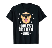 Ladda upp bild till gallerivisning, Funny shirts V-neck Tank top Hoodie sweatshirt usa uk au ca gifts for Coolest Golden Dad T-Shirt for Men Retriever New Dog Owner 4286569
