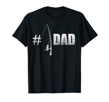Ladda upp bild till gallerivisning, Mens #1 Dad Fishing Fisherman Father's Day Gift T Shirt 137441
