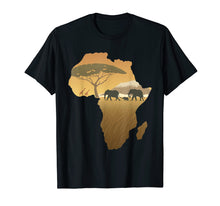 Ladda upp bild till gallerivisning, Funny shirts V-neck Tank top Hoodie sweatshirt usa uk au ca gifts for Africa T-Shirt Elephant Map Dad South Animal Big Five Safari 1560922
