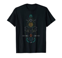Ladda upp bild till gallerivisning, Sacred Geometry T-Shirt - Earth Sun and Moon T-Shirt 844560
