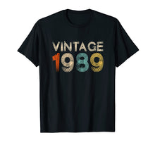 Ladda upp bild till gallerivisning, Funny shirts V-neck Tank top Hoodie sweatshirt usa uk au ca gifts for Vintage 1989 T-Shirt 30th Birthday Gift 30 years old Shirt 271629
