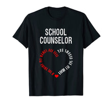 Ladda upp bild till gallerivisning, Funny shirts V-neck Tank top Hoodie sweatshirt usa uk au ca gifts for You Should See My Heart Adorable School Counselor T-Shirt 2093963
