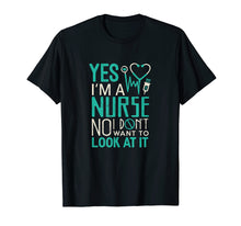 Ladda upp bild till gallerivisning, Funny shirts V-neck Tank top Hoodie sweatshirt usa uk au ca gifts for Funny Nurse Nursing T shirt Yes I am a Nurse No I dont want 4248029
