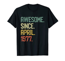 Ladda upp bild till gallerivisning, Funny shirts V-neck Tank top Hoodie sweatshirt usa uk au ca gifts for Born in April 1977 T-shirt Vintage 42nd Birthday Him Her 1824632
