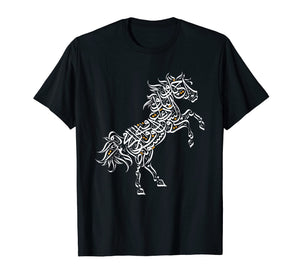 Funny shirts V-neck Tank top Hoodie sweatshirt usa uk au ca gifts for Arabic Calligraphy Shirt Art - Horse Lovers Gifts Women Men 752592