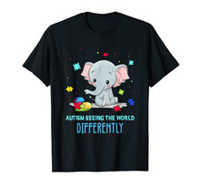 Ladda upp bild till gallerivisning, Funny shirts V-neck Tank top Hoodie sweatshirt usa uk au ca gifts for Autism Elephant T-Shirt Autism Seeing The World Differently 1228175
