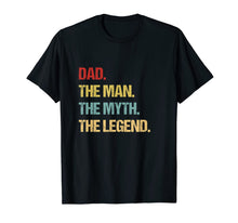 Ladda upp bild till gallerivisning, Mens Dad T Shirt - The man the myth the legend 124814
