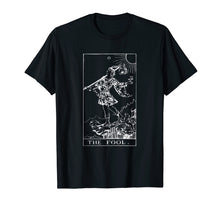 Ladda upp bild till gallerivisning, Funny shirts V-neck Tank top Hoodie sweatshirt usa uk au ca gifts for The Fool Tarot Card White Outline T Shirt 3195328
