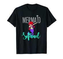 Ladda upp bild till gallerivisning, Funny shirts V-neck Tank top Hoodie sweatshirt usa uk au ca gifts for Mermaid Squad Shirt Women Dabbing Mermaid Birthday Party Tee 810655
