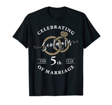 Ladda upp bild till gallerivisning, Funny shirts V-neck Tank top Hoodie sweatshirt usa uk au ca gifts for 5th Wedding Anniversary T-Shirt 5 years of Marriage Gift 3386189
