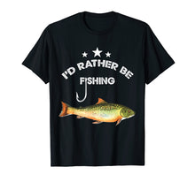 Ladda upp bild till gallerivisning, Funny shirts V-neck Tank top Hoodie sweatshirt usa uk au ca gifts for I'd Rather Be Fishing T-Shirt Funny Fisherman Gift Shirt 2053155
