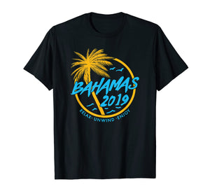 Funny shirts V-neck Tank top Hoodie sweatshirt usa uk au ca gifts for Bahamas T Shirt Vacation Palm Tree Beach Group Image Gifts 1083470