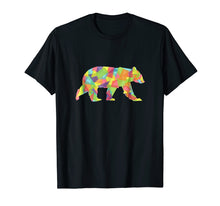 Ladda upp bild till gallerivisning, Funny shirts V-neck Tank top Hoodie sweatshirt usa uk au ca gifts for Fractal Geometric Bear T-Shirt - Pastel Crystal Tee 2038043
