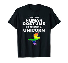Ladda upp bild till gallerivisning, Funny shirts V-neck Tank top Hoodie sweatshirt usa uk au ca gifts for Halloween Gay Unicorn Halloween Costume T-shirt Pride Flag 4194253
