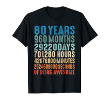 Ladda upp bild till gallerivisning, Funny shirts V-neck Tank top Hoodie sweatshirt usa uk au ca gifts for 80 Years Old 80th Birthday Vintage Retro T Shirt 960 Months 546249
