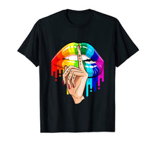Ladda upp bild till gallerivisning, Lgbt Gay Homosexual Lesbian Rainbow Lips Pride T Shirt 505323
