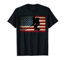 Ladda upp bild till gallerivisning, Funny shirts V-neck Tank top Hoodie sweatshirt usa uk au ca gifts for Ice Hockey T-Shirt USA Flag Ice Hockey Player Tee 1907868
