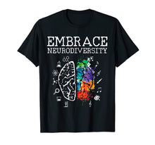 Ladda upp bild till gallerivisning, Neurodiversity Shirt - Embrace Adhd Autism Asd Tshirt Gift

