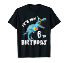 Ladda upp bild till gallerivisning, It's My 6th Birthday Dinosaur Party Shirt for Boy Age 6 2071196
