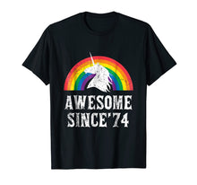 Ladda upp bild till gallerivisning, Funny shirts V-neck Tank top Hoodie sweatshirt usa uk au ca gifts for Unicorn 45th Birthday Gift Rainbow 1974 45 Years Old T Shirt 2756017
