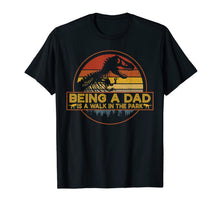 Ladda upp bild till gallerivisning, Mens Being A Dad Is A Walk In The Park T-Shirt Dad Retro Sun 83920
