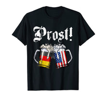 Ladda upp bild till gallerivisning, Prost Beer German American Flag T Shirt Oktoberfest Men Mug
