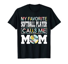 Ladda upp bild till gallerivisning, My Favorite Softball Player Calls Me Mom Flower T-Shirt 272589
