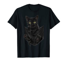 Ladda upp bild till gallerivisning, Funny shirts V-neck Tank top Hoodie sweatshirt usa uk au ca gifts for Black Cat Stern in Pocket T-Shirt Cats Tee Shirt Gifts 1217717
