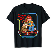 Ladda upp bild till gallerivisning, Funny-Caring-For-Your-Demon-Cat-T-Shirt Pet
