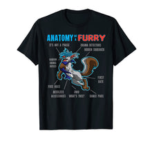 Ladda upp bild till gallerivisning, Funny shirts V-neck Tank top Hoodie sweatshirt usa uk au ca gifts for Furry shirt - Anatomy of a Furry - cartoon wolf shirt 193729
