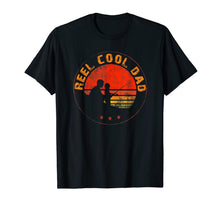 Ladda upp bild till gallerivisning, Mens Retro Reel Cool Dad Fishing Daddy Vintage Fathers Day Gift T-Shirt 65455
