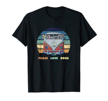 Ladda upp bild till gallerivisning, Funny shirts V-neck Tank top Hoodie sweatshirt usa uk au ca gifts for Hippie Van Shirt, Peace Love Dogs Shirt, Hippie Van 825692
