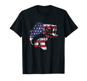 Funny shirts V-neck Tank top Hoodie sweatshirt usa uk au ca gifts for Fishing Tshirt for Bass Fisherman Fishing Gifts USA Flag 544508