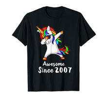 Ladda upp bild till gallerivisning, Funny shirts V-neck Tank top Hoodie sweatshirt usa uk au ca gifts for 11 Years Old 11th Birthday Unicorn Dabbing Shirt 2007 Gift 1554702
