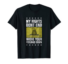 Ladda upp bild till gallerivisning, Funny shirts V-neck Tank top Hoodie sweatshirt usa uk au ca gifts for My Rights Don't End Where Your Feelings Begin T-shirt 1244128
