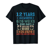 Ladda upp bild till gallerivisning, Funny shirts V-neck Tank top Hoodie sweatshirt usa uk au ca gifts for 12 Years Old Shirt - 12th Birthday Vintage 144 Months Gift 497101
