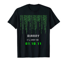 Ladda upp bild till gallerivisning, Funny shirts V-neck Tank top Hoodie sweatshirt usa uk au ca gifts for BINARY IT's EASY AS 1,2,3 Programming Coding Funny T-shirt 2086099
