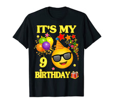 Ladda upp bild till gallerivisning, Funny shirts V-neck Tank top Hoodie sweatshirt usa uk au ca gifts for 9 Years Old It's My Birthday Emoji Shirt 9th Birthday 744792
