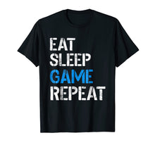 Ladda upp bild till gallerivisning, Funny shirts V-neck Tank top Hoodie sweatshirt usa uk au ca gifts for Eat Sleep Game Repeat Shirt Video Gamer Gifts Gaming Players 1850216
