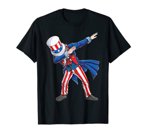 Funny shirts V-neck Tank top Hoodie sweatshirt usa uk au ca gifts for 4th of july shirts for kids Dabbing Uncle Sam Boys Men Gifts 469108