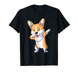Funny shirts V-neck Tank top Hoodie sweatshirt usa uk au ca gifts for Dabbing Corgi T shirt Kids Women Funny Welsh Dab Dance Gifts 1485874