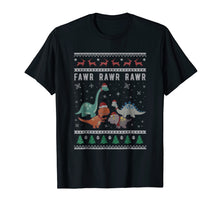 Ladda upp bild till gallerivisning, Funny shirts V-neck Tank top Hoodie sweatshirt usa uk au ca gifts for Dino Ugly Christmas Sweater T-Shirt, Xmas Dinosaur Tee 428572

